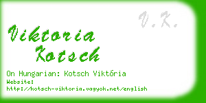 viktoria kotsch business card